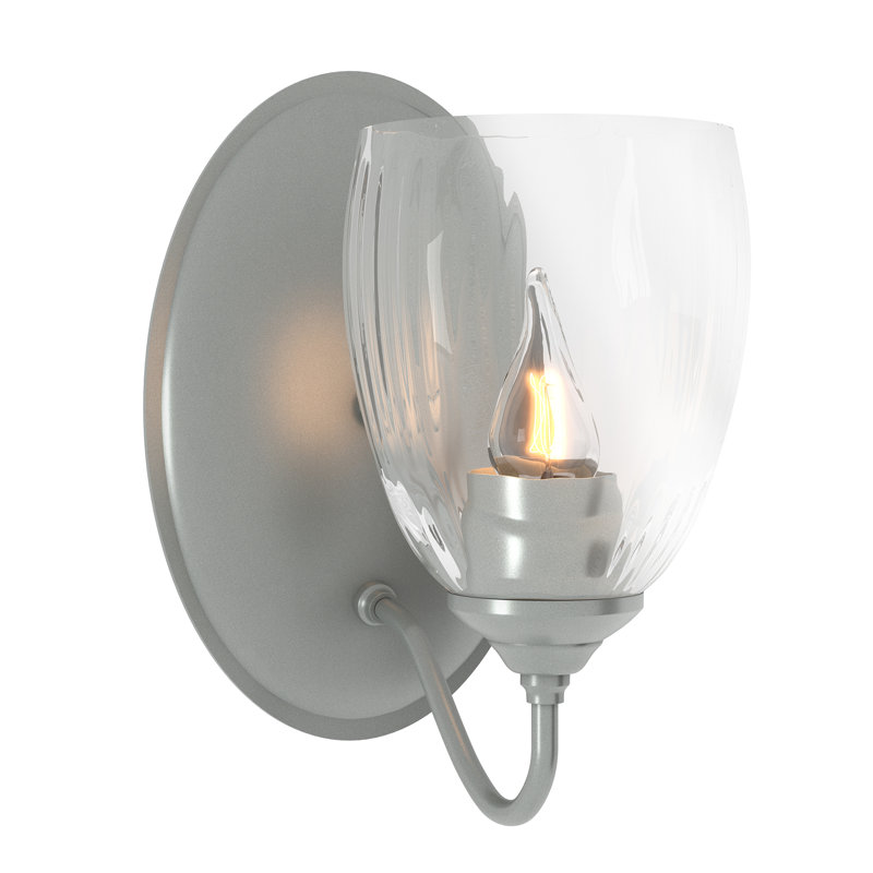 Simple Lines 1 - Light Armed Sconce, Vintage Platinum