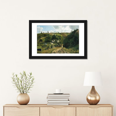 «Jalais Hill at Pontoise, 1867» par Camille Pissarro, reproduction sur toile