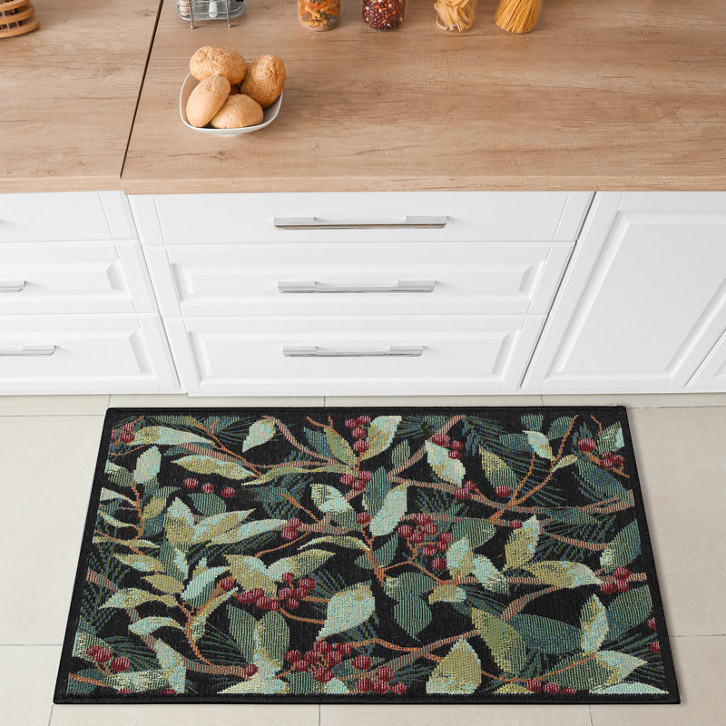 Tapis de cuisine Haidarali, Rectangle 2 pi x 2 pi 10 po