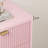 3-Drawer Fluted Nightstand with Storage, 24" Wide Mid Century Modern Bedside Table, Wooden End Table with Metal Handles & Splayed Legs, Small Dresser for Bedroom, Living Room,-5808239