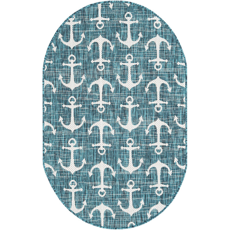 Tapis d'extérieur Ayton, Ovale 3 pi 3 po x 5 pi 3 po