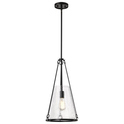 Anita Valentine - Petit luminaire suspendu - Verre martelé
