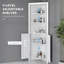 Armoire à linge autoportante l 23,5 po x H 63,75 po x P 12,5 po
