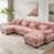 Rose + 4 sièges + 2 chaises