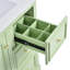 Armoire de meuble-lavabo 30 po avec lavabo en céramique, 3 tiroirs et tablettes réglables-562842572