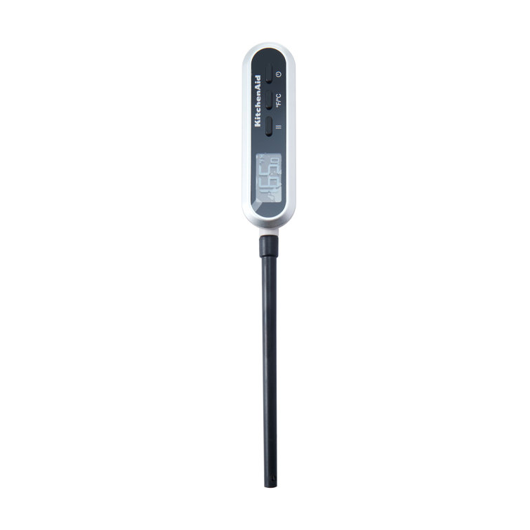 KitchenAid KQ904 Digital Instant Read Kitchen and Food Thermometer,  TEMPERATURE RANGE: -40F to 482F, Black