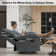 Generose 35.4" Wide Manual Glider Rocker Recliner Chair