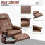 Fauteuil inclinable manuel en similicuir-1624502109
