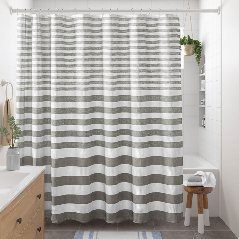 Rideau de douche Ariana, H 72 po x l 108 po, Grey