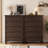 47" Tall Vintage 6 Drawer Wood Dresser with Carved Handles & Tapered Legs for Bedroom-638579730