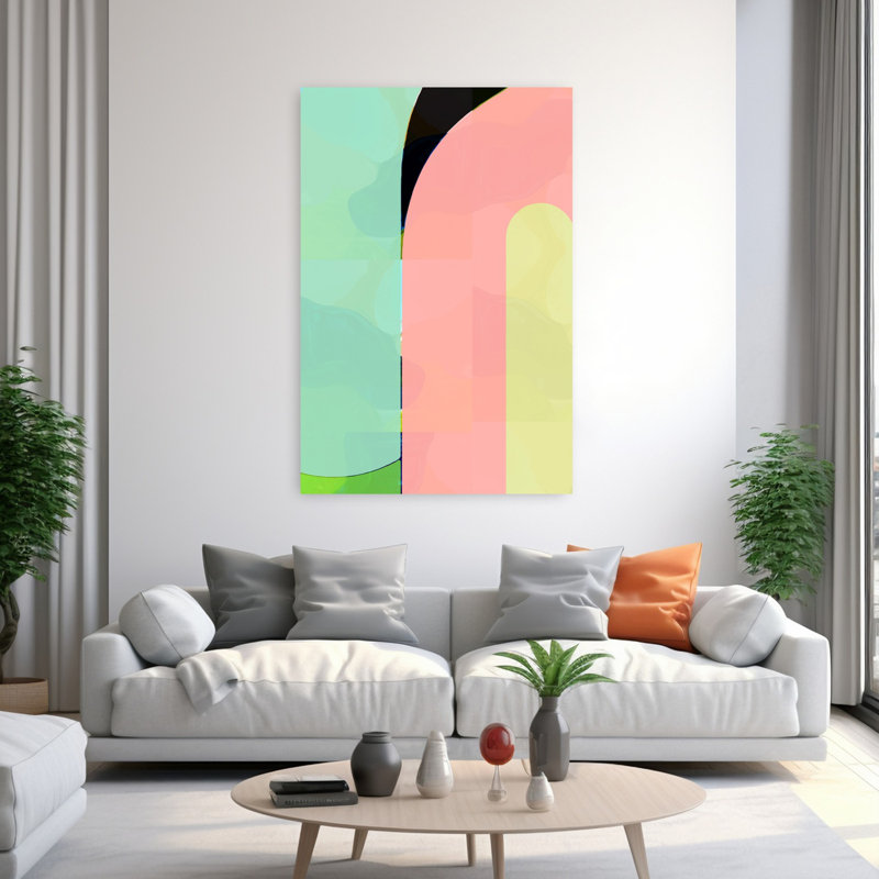 Art contemporain contemporain, H 60 po x l 40 po