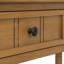 Console Trexm Daisy Series avec deux tiroirs et une tablette inférieure (naturel)-124923109