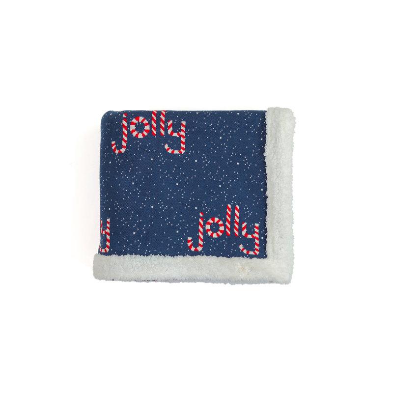 Jeté , Bleu marine, Joyeux Noël des Fêtes