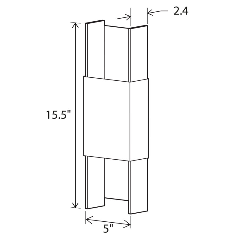 Plafonnier encastré à intensité variable 1 lumière DEL Ansa, Aluminium brossé, 2700 K
