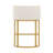 26" Upholstered Counter Stool with Metal Frame-124057380