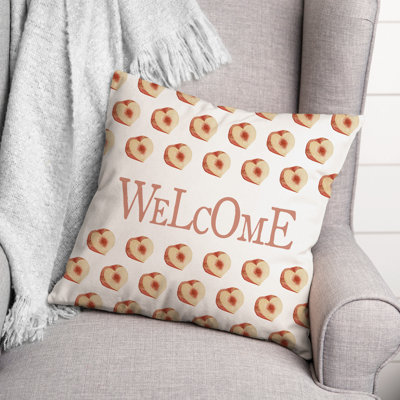 Coussin Welcome Peach Caps