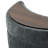 Niama Curved Chenille Storage Ottoman -607395559