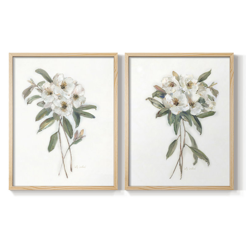 Impression encadrée Mountain Laurel I-Premium - prête à être accrochée - aucun clou requis - aucun clou requis, Doré