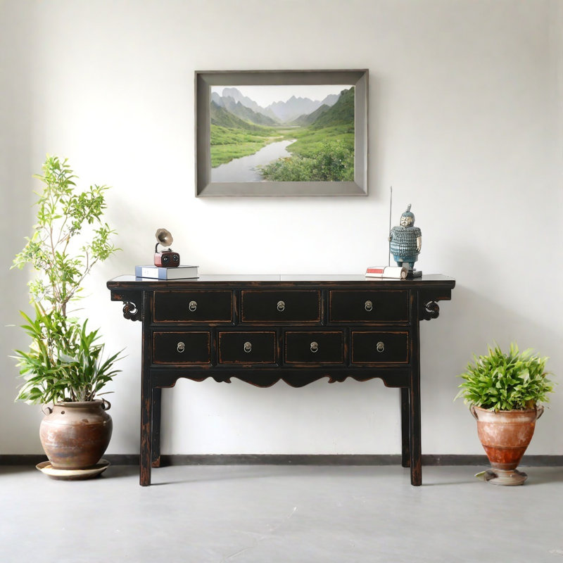 Retro Classical Multifunctional Console Table