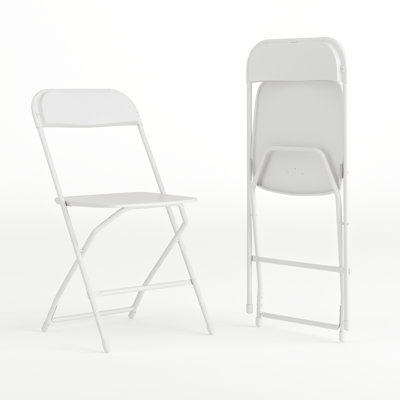 Hercules Series Plastic Folding Chair - 650LB Weight Capacity