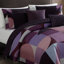 Ensemble d'édredon réversible 100% satin de coton Bebejan Orchid Matrix-125441103