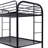 Twin Over Twin Kids Bunk Bed With Ladders
