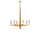 Goldfinch 6 - Light Wrought Iron Chandelier