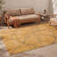 Tapis Driscoll moderne à l'aquarelle, motif abstrait or, vert et gris, lavable à la machine, antidérapant, à poils courts, pour l'intérieur et l'extérieur, adapté aux animaux domestiques, idéal pour le salon, la chambre, la salle à manger, l'entrée, le couloir ou le bureau.-9743990