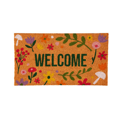 Spring Floral Haven Mat