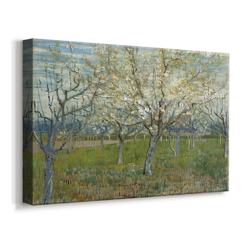 The White Orchard-Vincent van Gogh-Gallery Wrapped Canvas-1888, 12 x 18