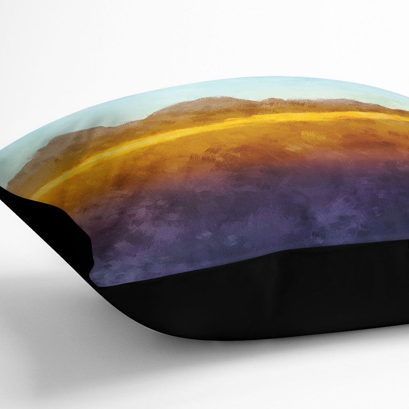 Square Cushion, Black, 40cm H x 40cm W x 15cm D