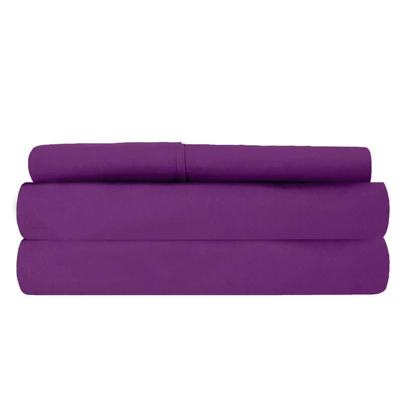  Ensemble de draps luxueux Luxury Home, Aubergine