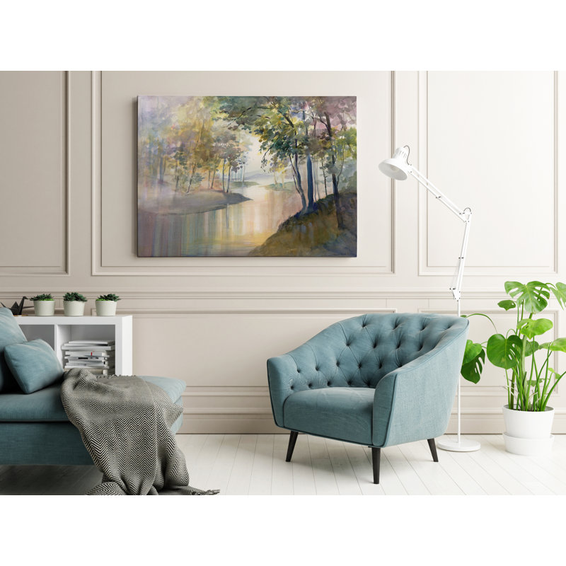 « réflexions et souvenirs », impression sur toile, H 24 po x l 32 po x P 1,5 po