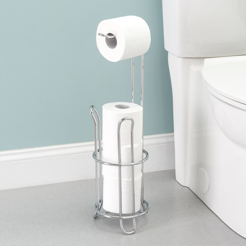 Porte-papier hygiénique sur pied avec distributeur 