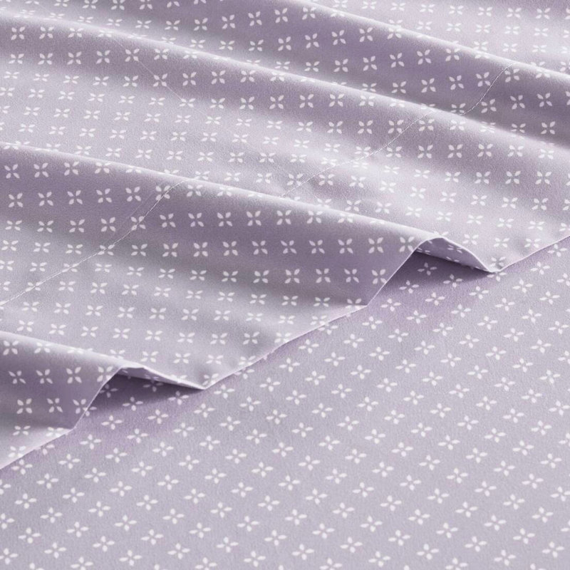 Édredon très grand floral taupe - microfibre douce, ensemble de literie et imprimé de draps, tissu microbien