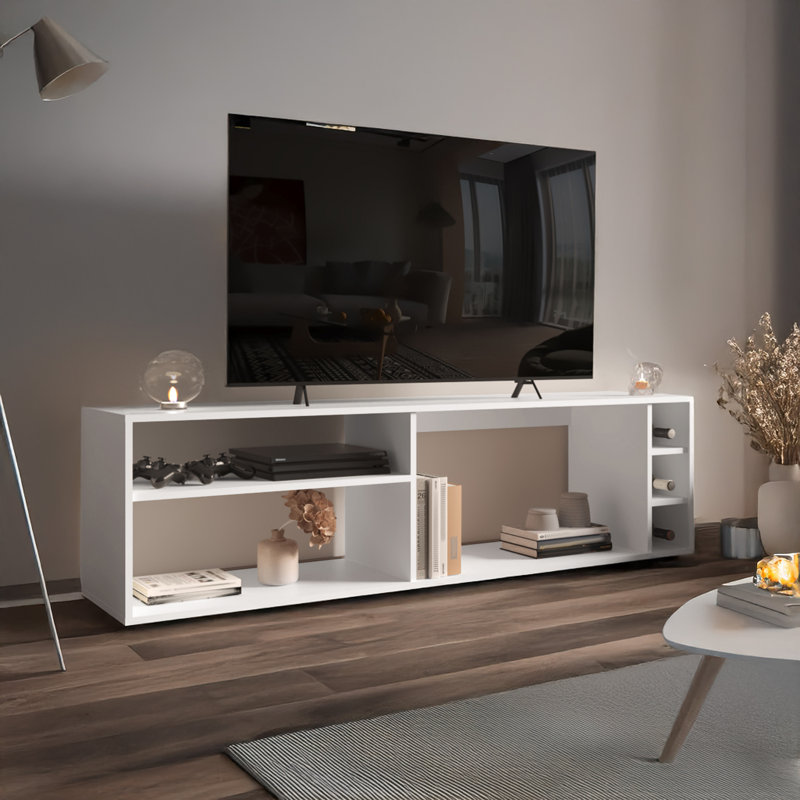 Meuble télé 63 po, Blanc