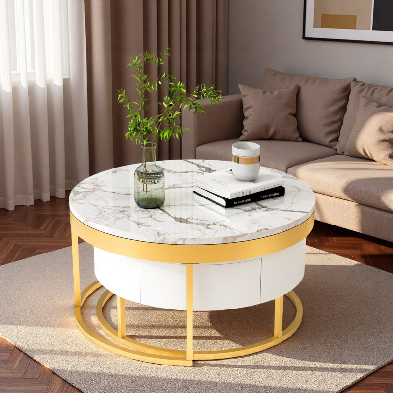 Table basse gigogne moderne avec tiroirs Modern