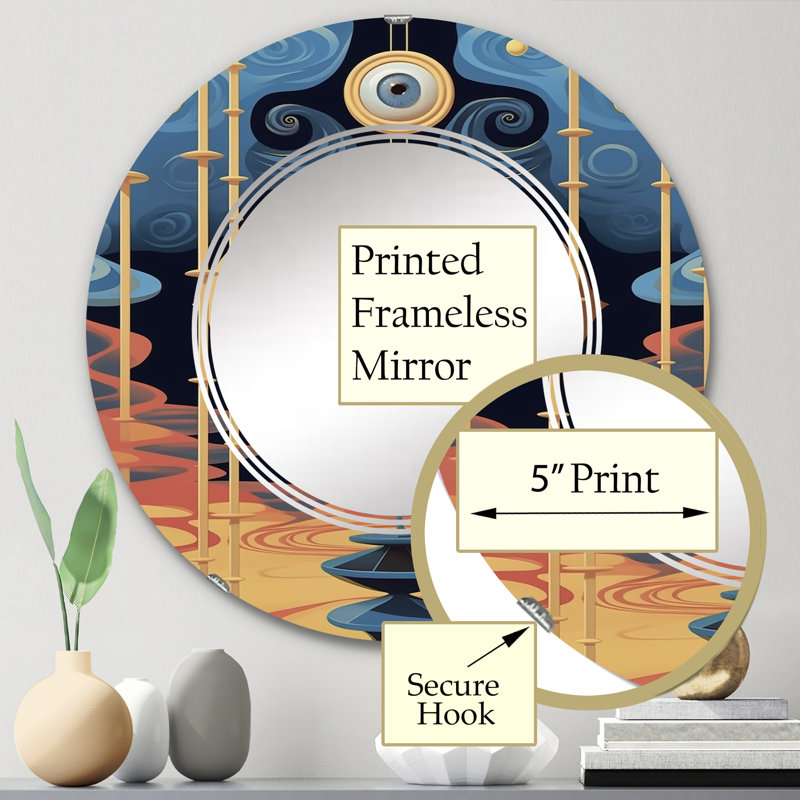 Miroir mural Sonoran, 24 po x 24 po
