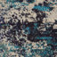 Tapis abstrait ivoire / bleu marine / bleu Adrienn-716327718