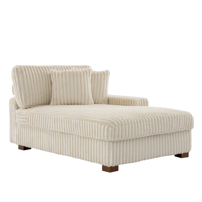 Chaise Lounge, White
