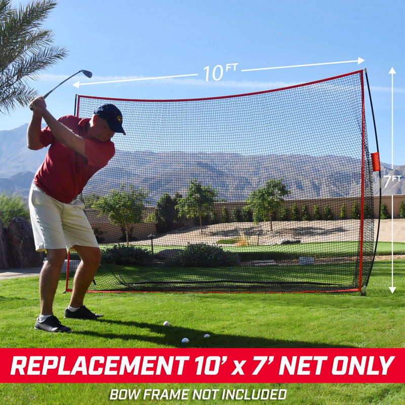 Golf Practice Hitting Net, 10” H x 7” W x 24” D