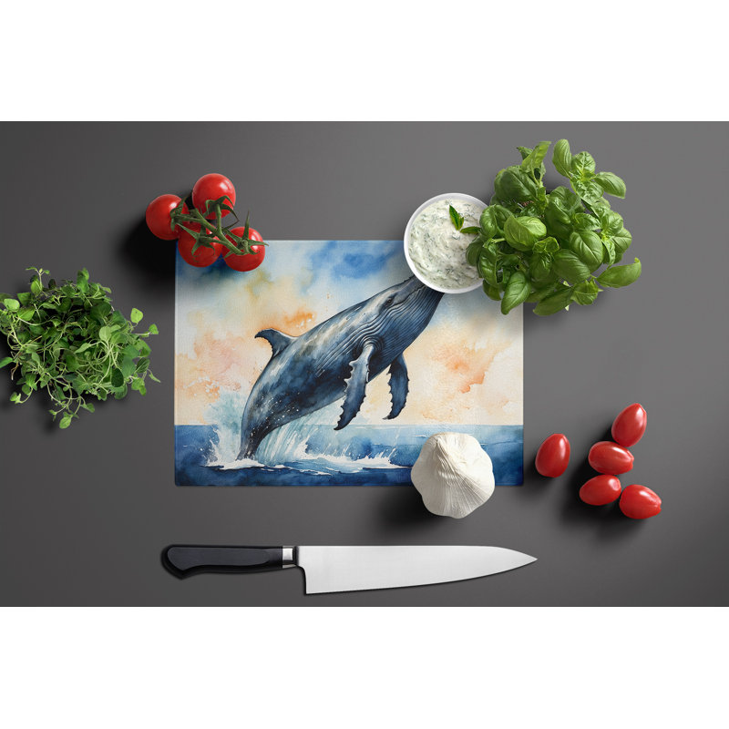 Planche à découper en baleine à bosse