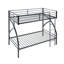 Lit superposé simple / simple en métal, lit pour jeunes, mobilier de chambre pour jeunes, assemblage facile-319124621