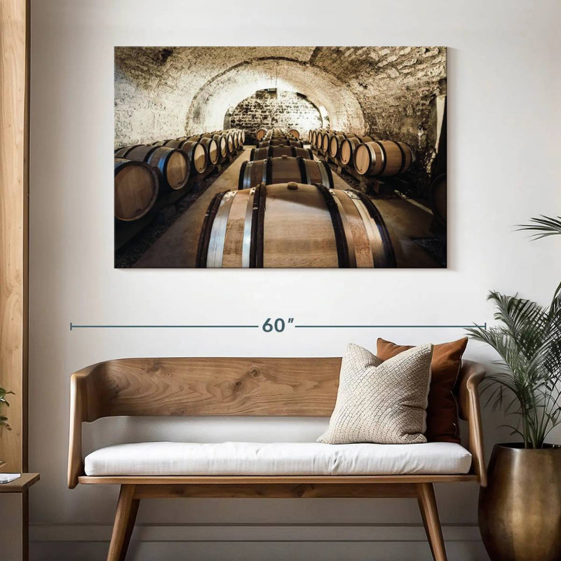Yarlin Ancient Wine Cellar, 32" H x 48" W