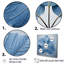 Silhouette de feuilles bleues saphir-2022885396-2022885400