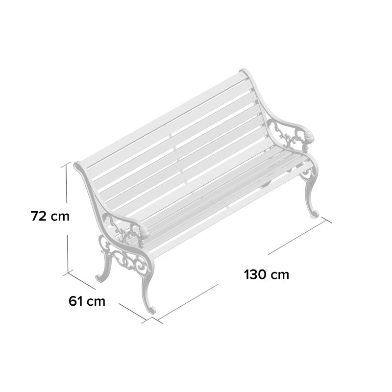 Garden Iron Garden Bench