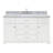 55'' Single Bathroom Vanity with Carrara Marble Top-85364310