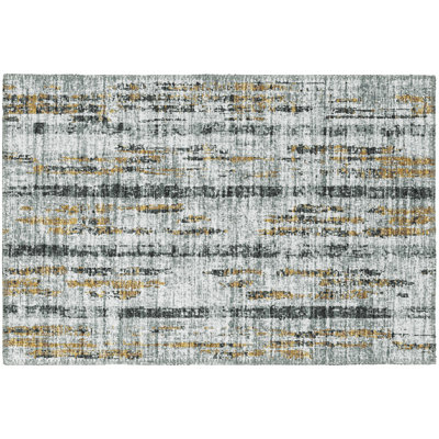 Chenille Abstract Indoor / Outdoor Rug