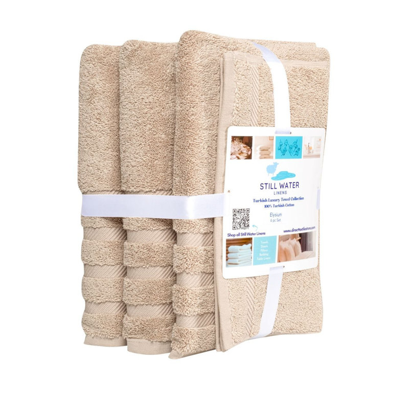 Ensemble de serviettes Elysium, 6, Taupe