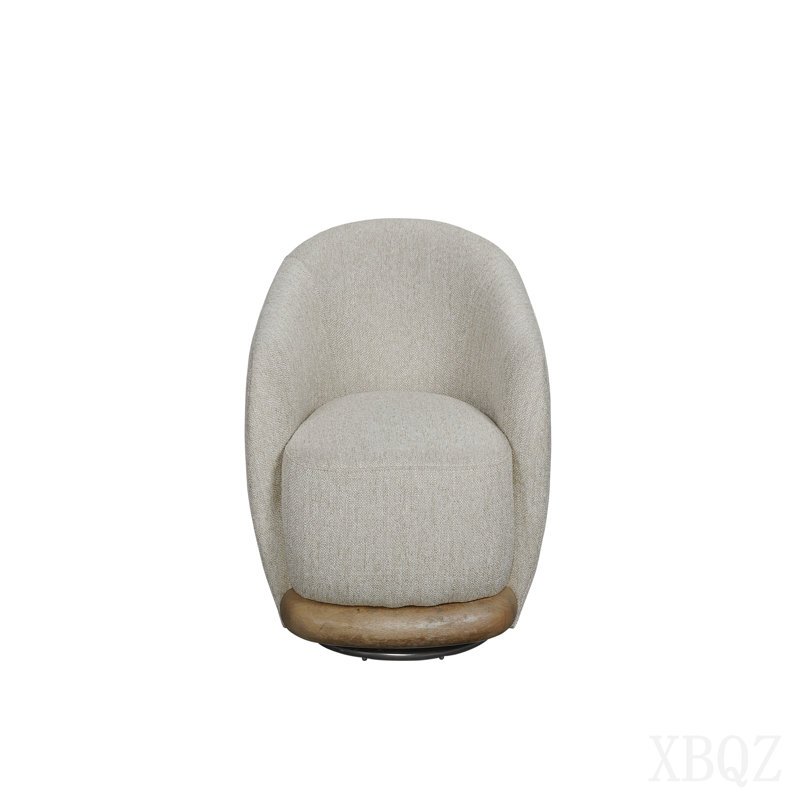 Chaise pivotante en bois